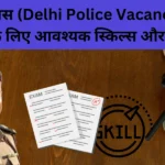 दिल्ली पुलिस (Delhi Police Vacancy) में नौकरी पाने के लिए आवश्यक स्किल्स और योग्यता