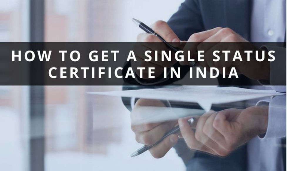 India single status certificate