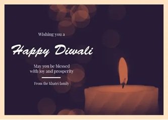 Does Adobe Express Offer Printable Diwali Greeting Cards?